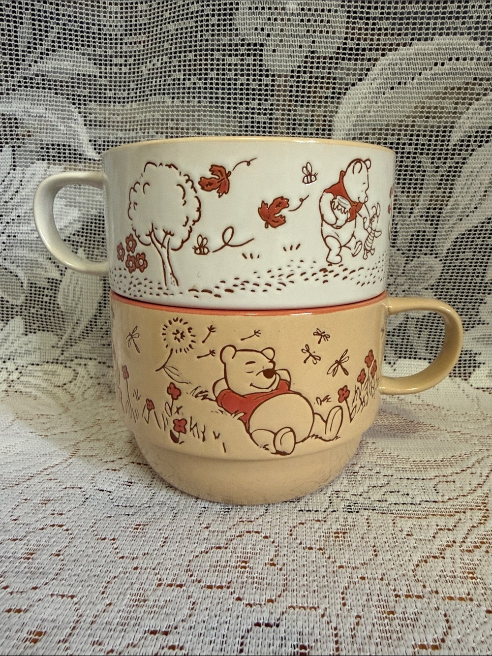 Winnie the Pooh stacking mugs